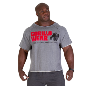 classic workout top grey gorilla wear 1