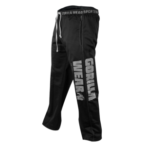 logo mesh pants black gorilla wear 1