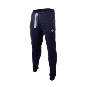 sna1001 blur star nutrition tapered pants navy blue front